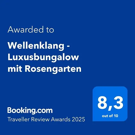 Wellenklang - Luxusbungalow Mit Rosengarten Wangerooge